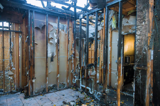 Professional Emergency Fire Cleanup technician working in Harmony, PA